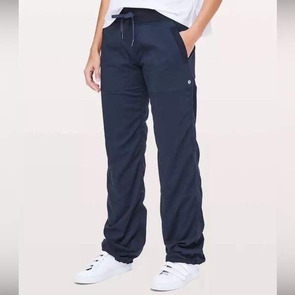 lululemon athletica Pants - Lululemon dance studio pants - women’s 12, navy blue